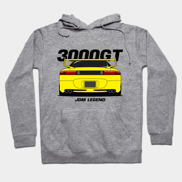 Yellow 3KGT Hoodie by GoldenTuners